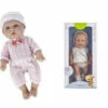 Pure Baby Real To Touch 25cm Doll - Cream/Pink Outfit