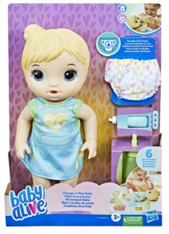 Baby Alive Change N Play Baby - Blonde Hair