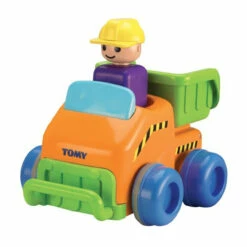 Tomy Push N Go - Orange Dump Truck