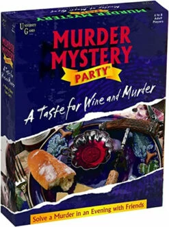 A Taste For Wine And Murder Murder Mystery Party Game