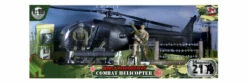 Combat Helicopter With 2 Figures