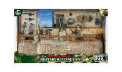 Military Defense Unit With 2 Figures 1:18 Scale