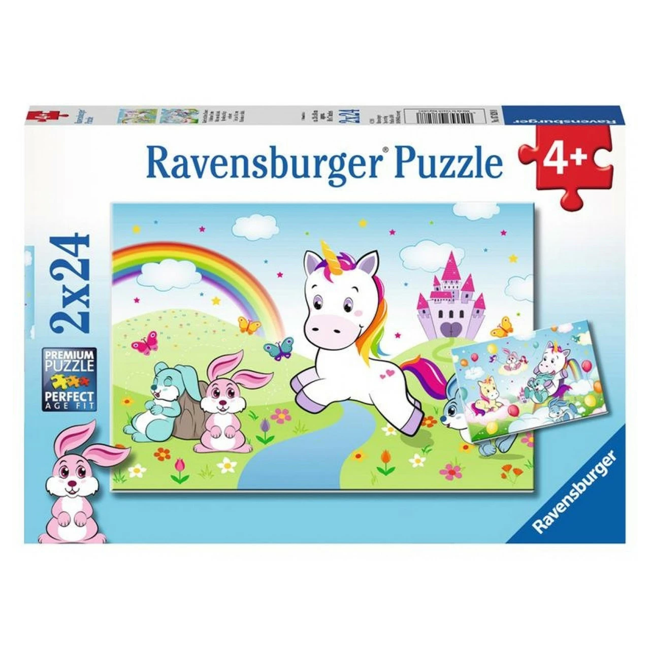 Ravensburger - Fairytale Unicorn Puzzle 2 X 24pce