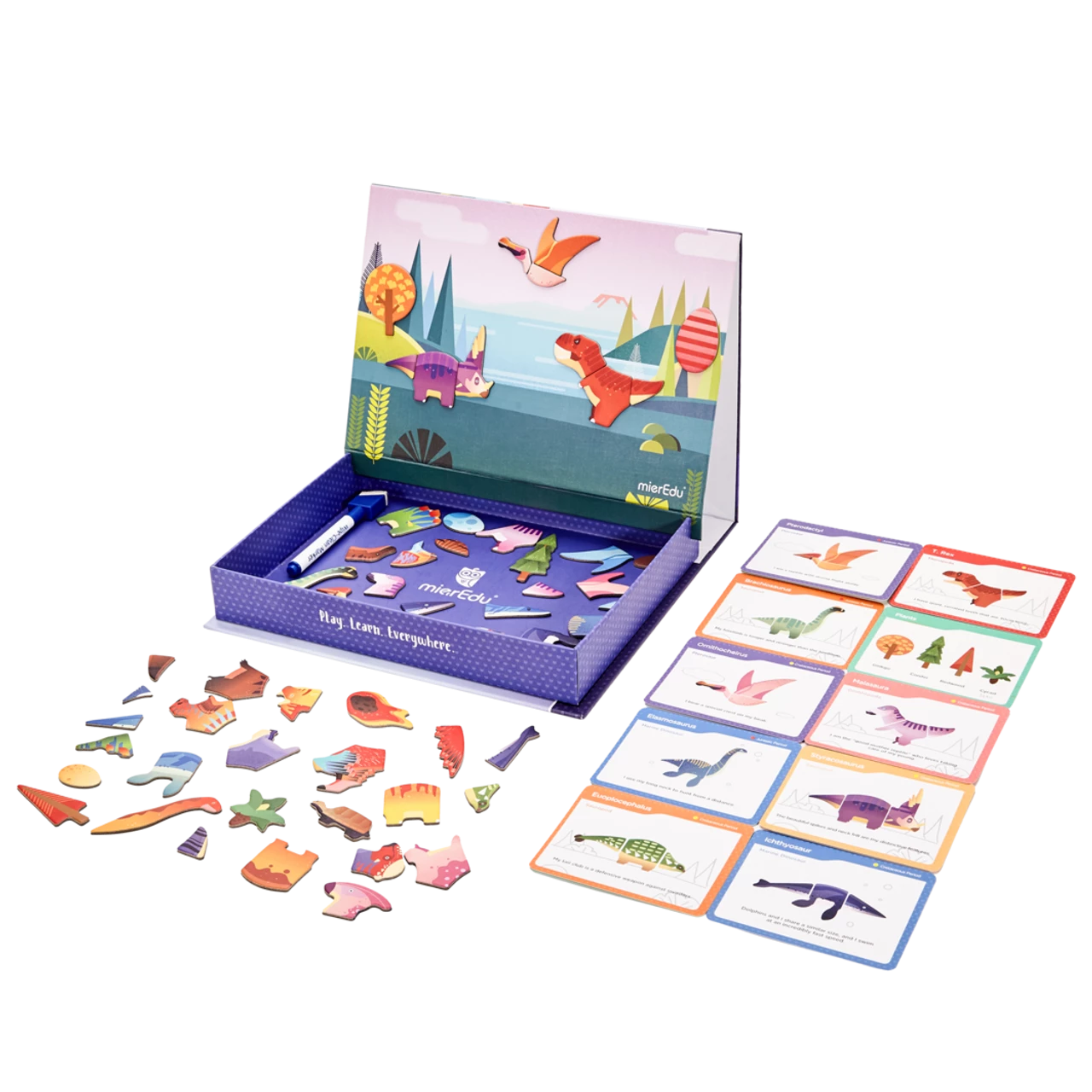 Mieredu Magnetic Art Case - Dino World - Image 2