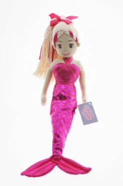 45cm Mermaid Plush - Tabitha Pink