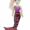 45cm Shui Peach Pink Mermaid Flip Sequined Tail