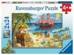 Ravensburger - Pirates And Mermaids 2x24 Piece Puzzles