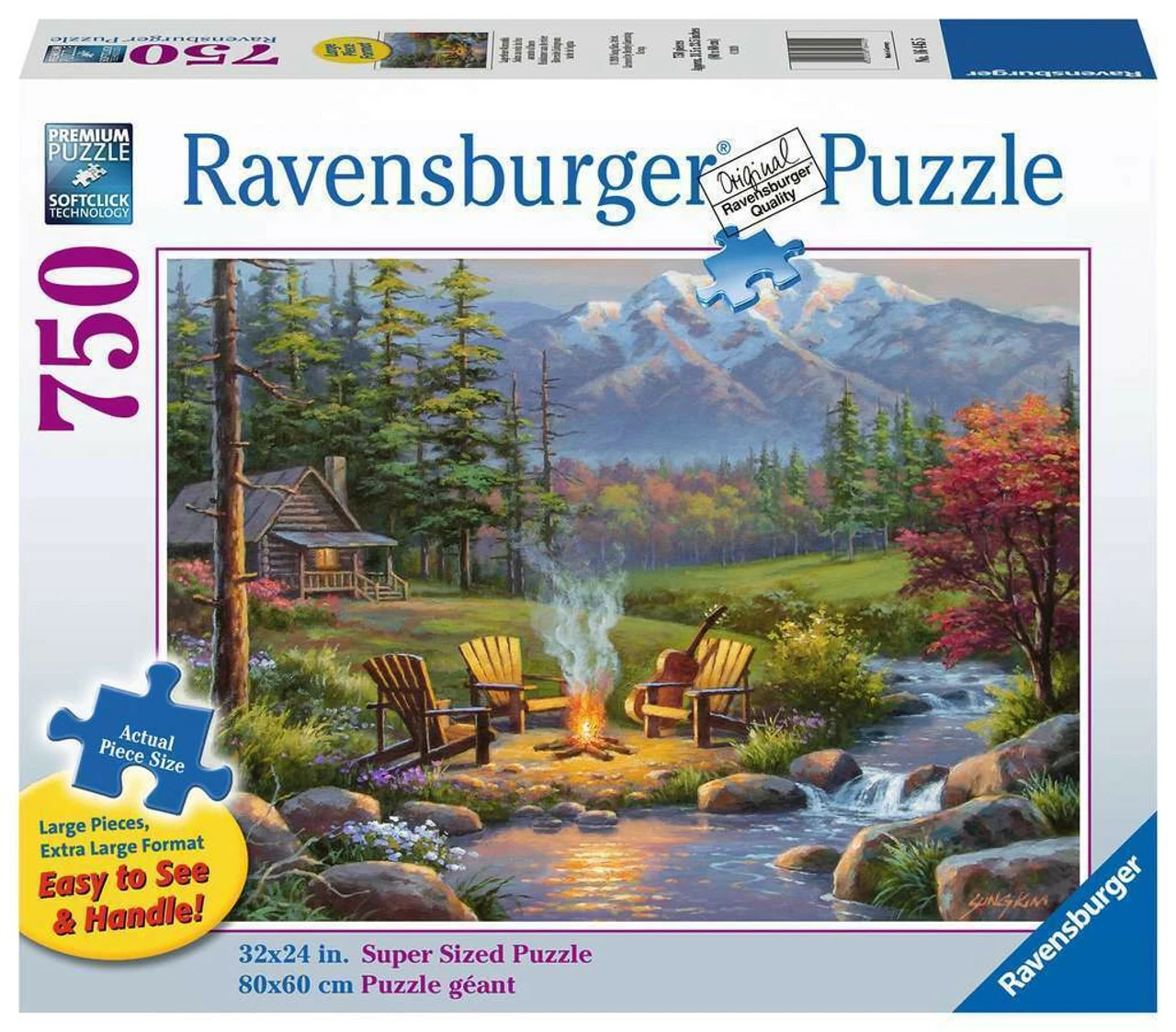 Ravensburger - Riverside Livingroom 750 Pce Large Format