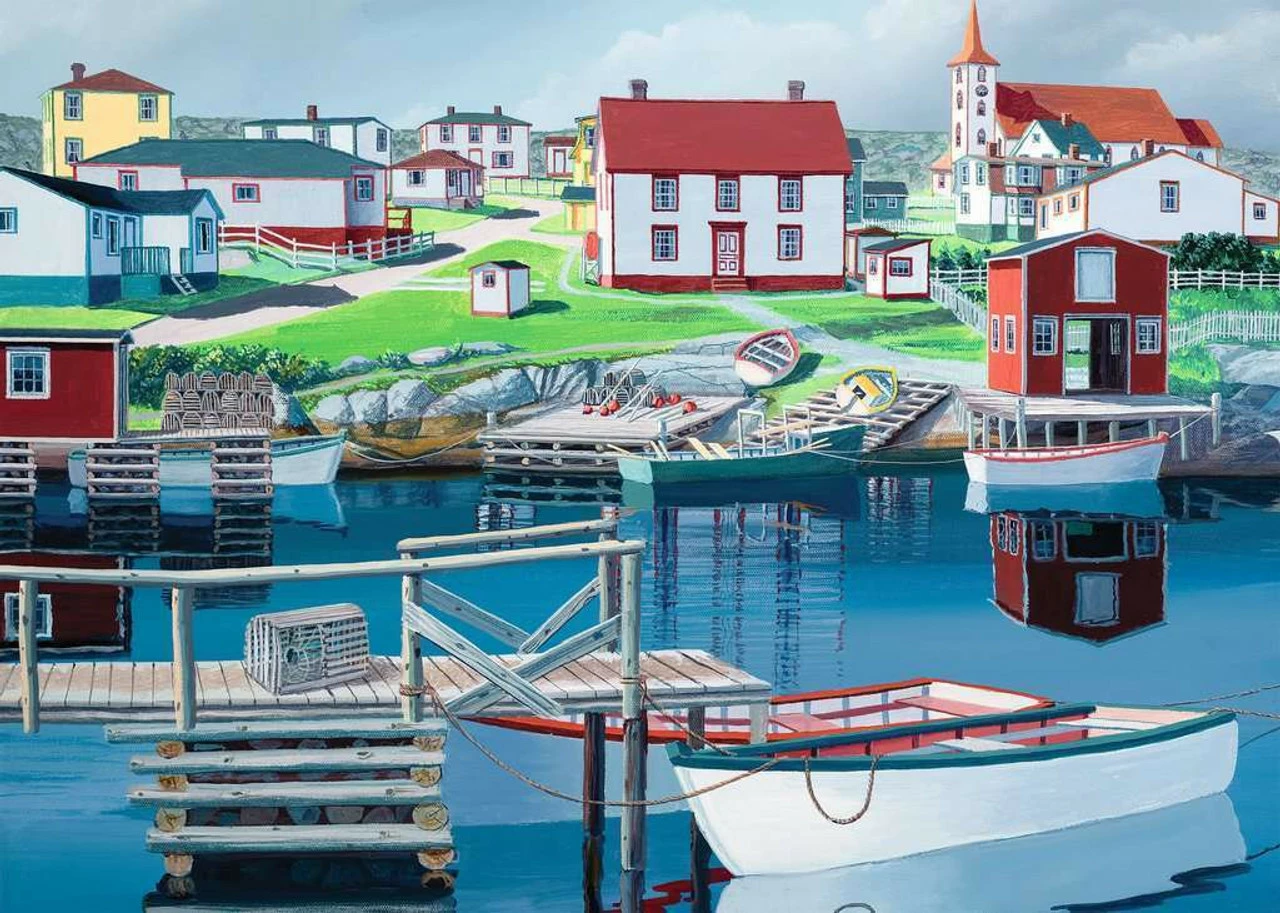Ravensburger - Greenspond Harbor Puzzle1000 Piece - Image 2