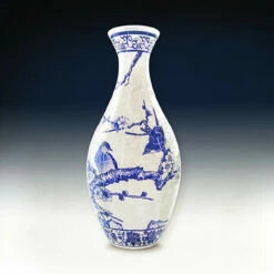 3D Puzzle Vase 160pc - Magpies On Plum Trees