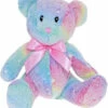 Plush Bear Teddy Blue Multi - Glow In The Dark