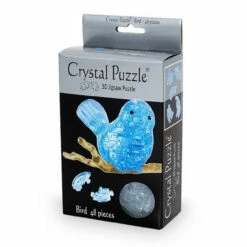 3D Blue Bird Crystal Puzzle