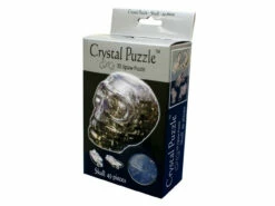 3d Black Skull Crystal Puzzle